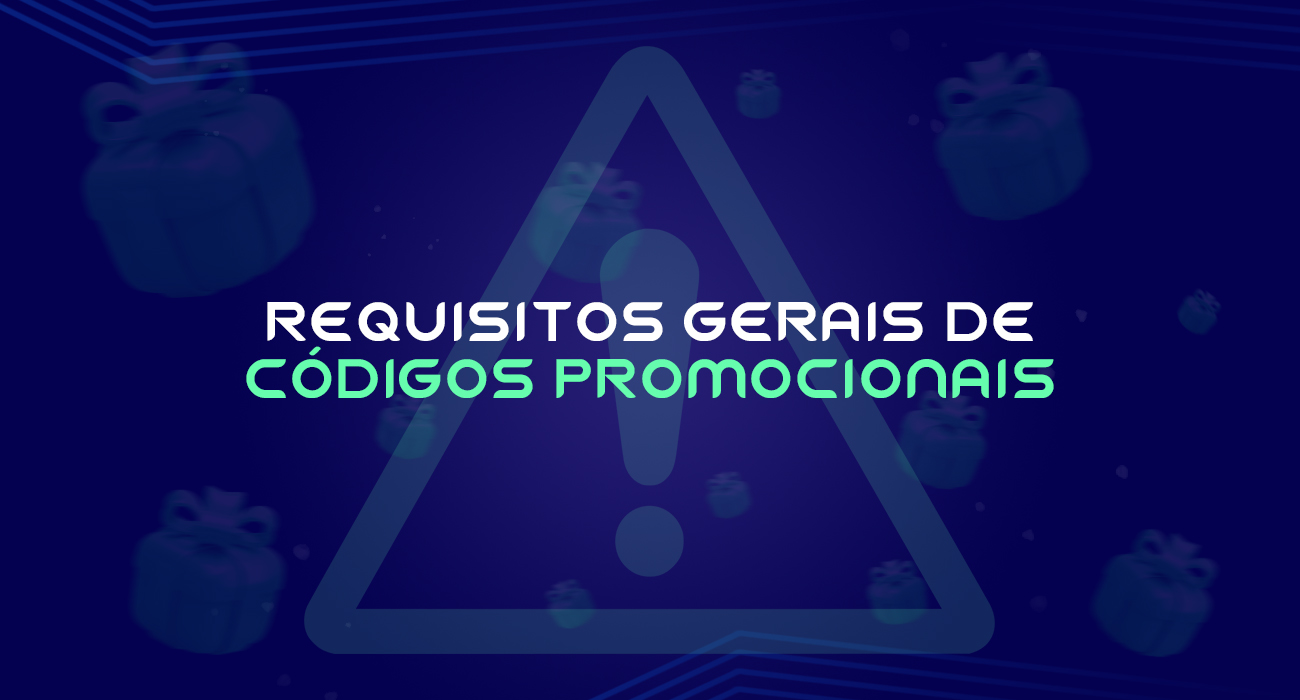 Consulte a lista de requisitos para utilizar o código promocional